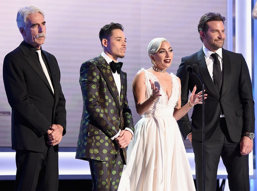 Sam Elliott, Anthony Ramos, Lady Gaga, Bradley Cooper, 2019 SAG Awards